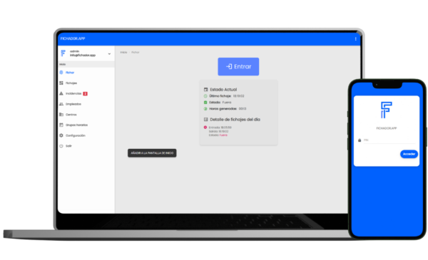Fichador Online por Empleado - Suscripción